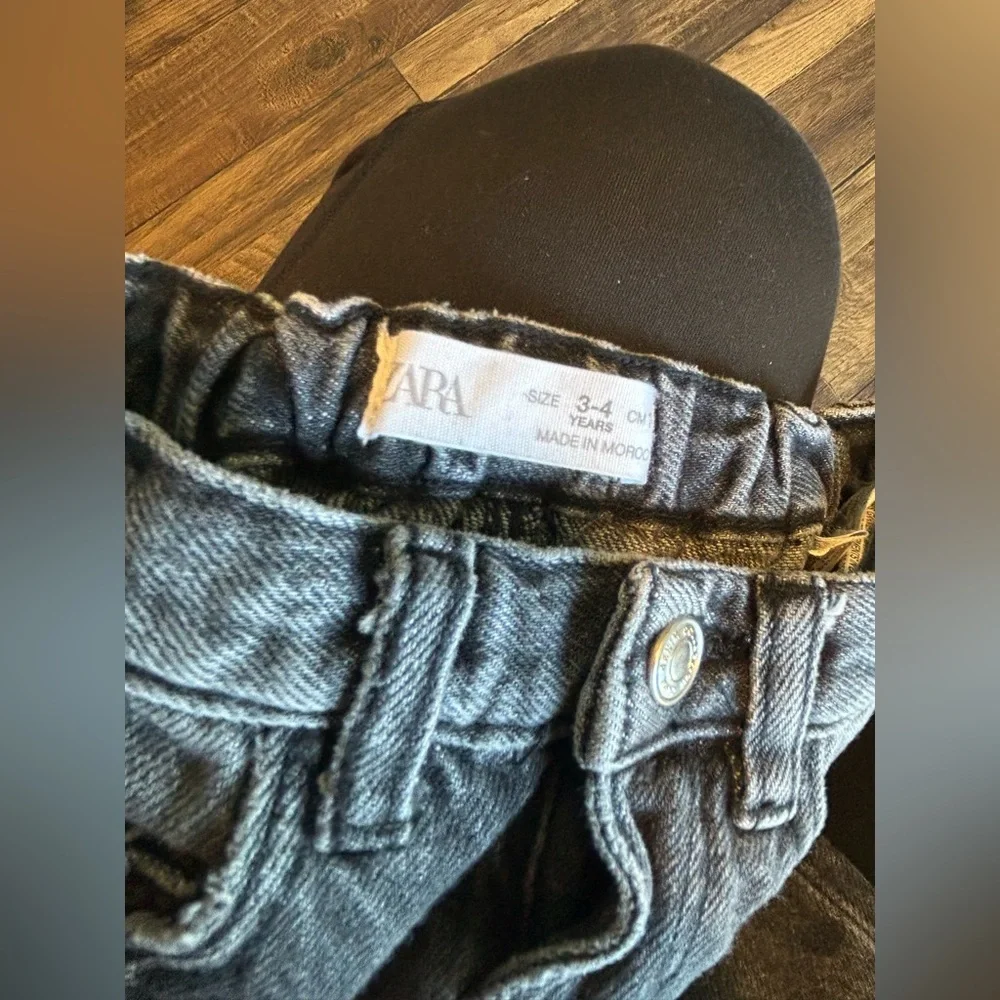 Zara Toddler Boys Black Denim Jeans Size 3-4T